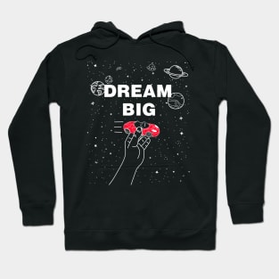 Black t-shirt SpaceX Tesla DREAM BIG Hoodie